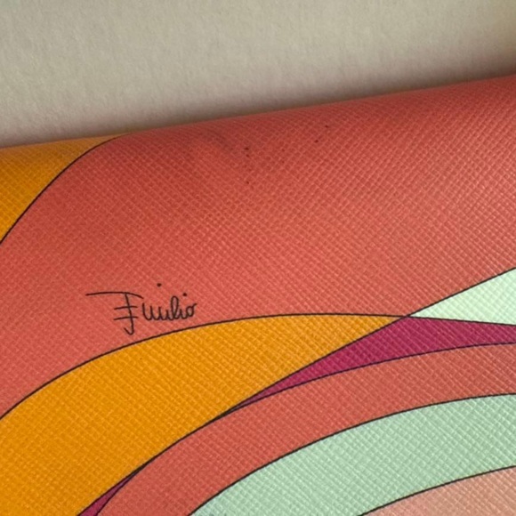 RARE EMILIO PUCCI Long Zip Wallet - Picture 9 of 12